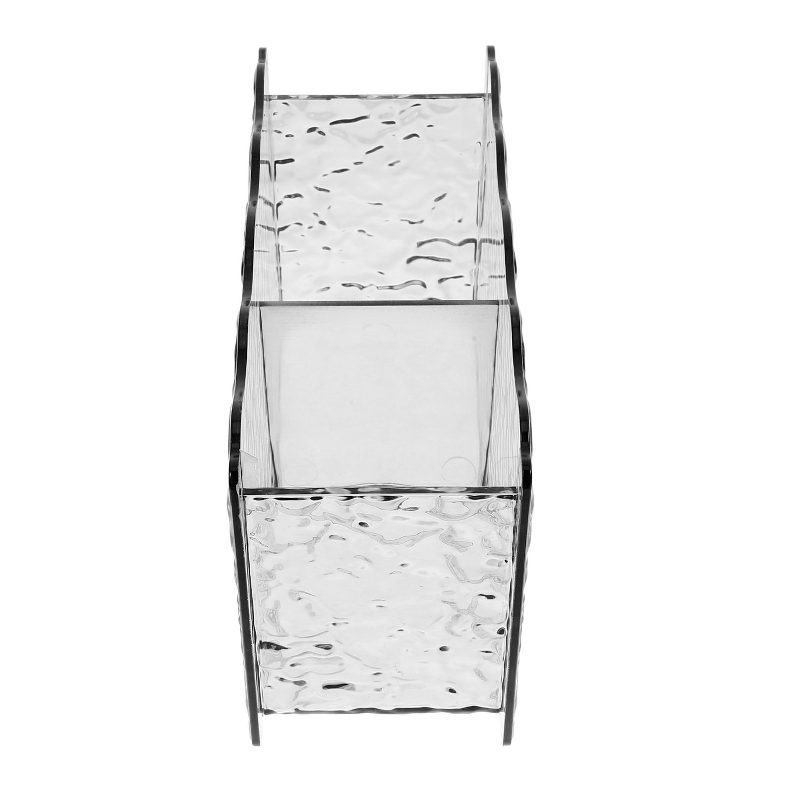 Home Bathroom Organizer - Clear Desk Pen Holder Plastic Pencil