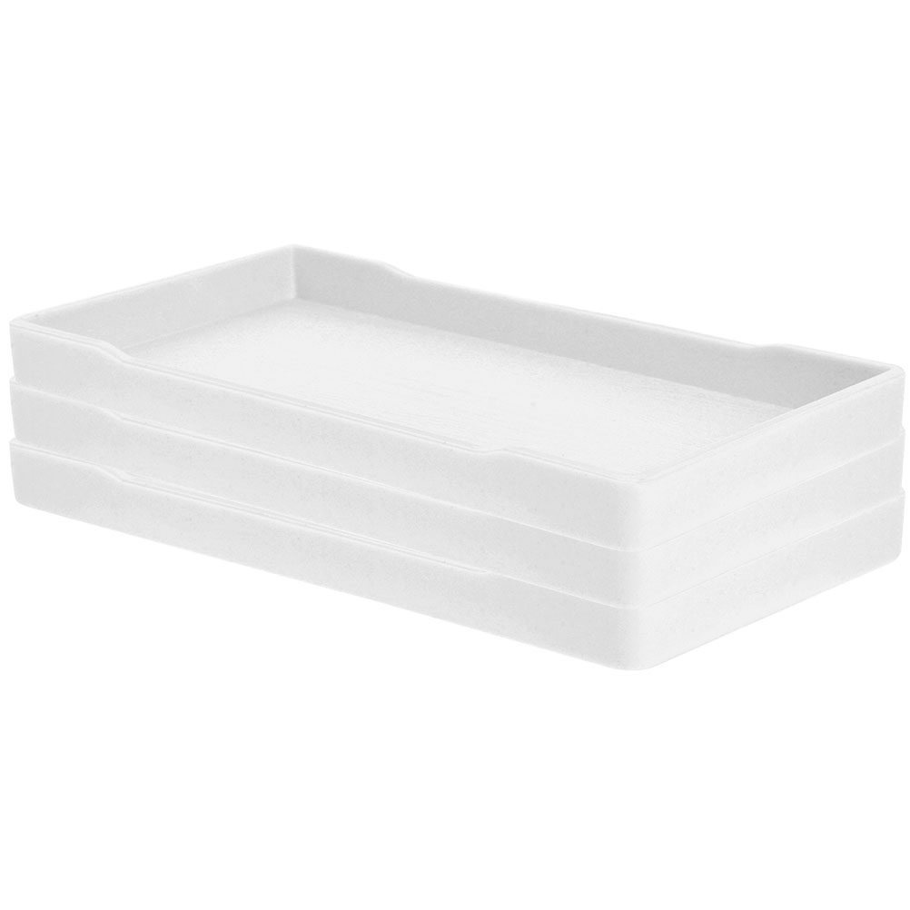 Home Bathroom Organizer - 3Pcs Thickened Bathroom Vanity Tray Melamine