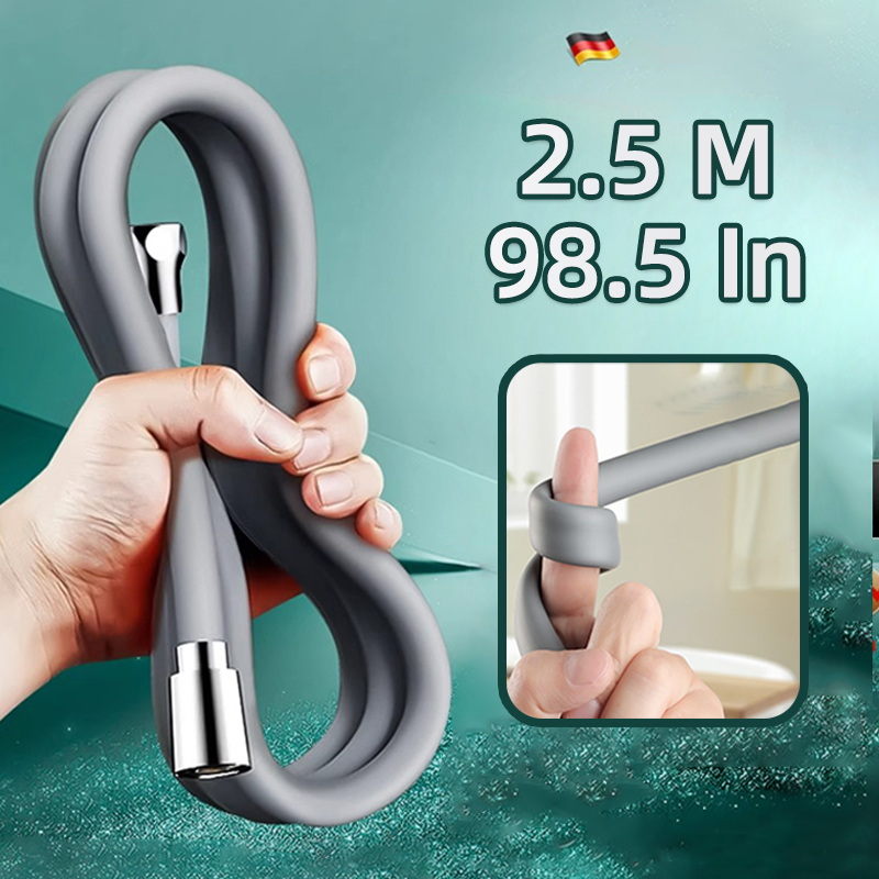 Home Bathroom Equipment - 2.5 m Grey Extra Long Silicone