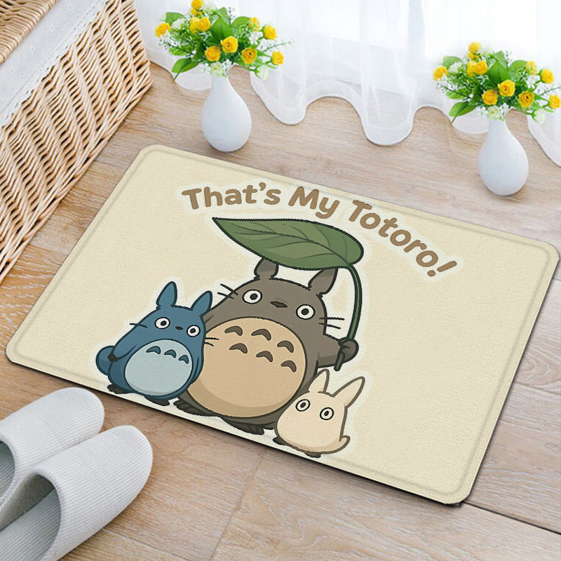 Home Bathroom Rugs - My Neighbor Totoro Flannel Floor Mat