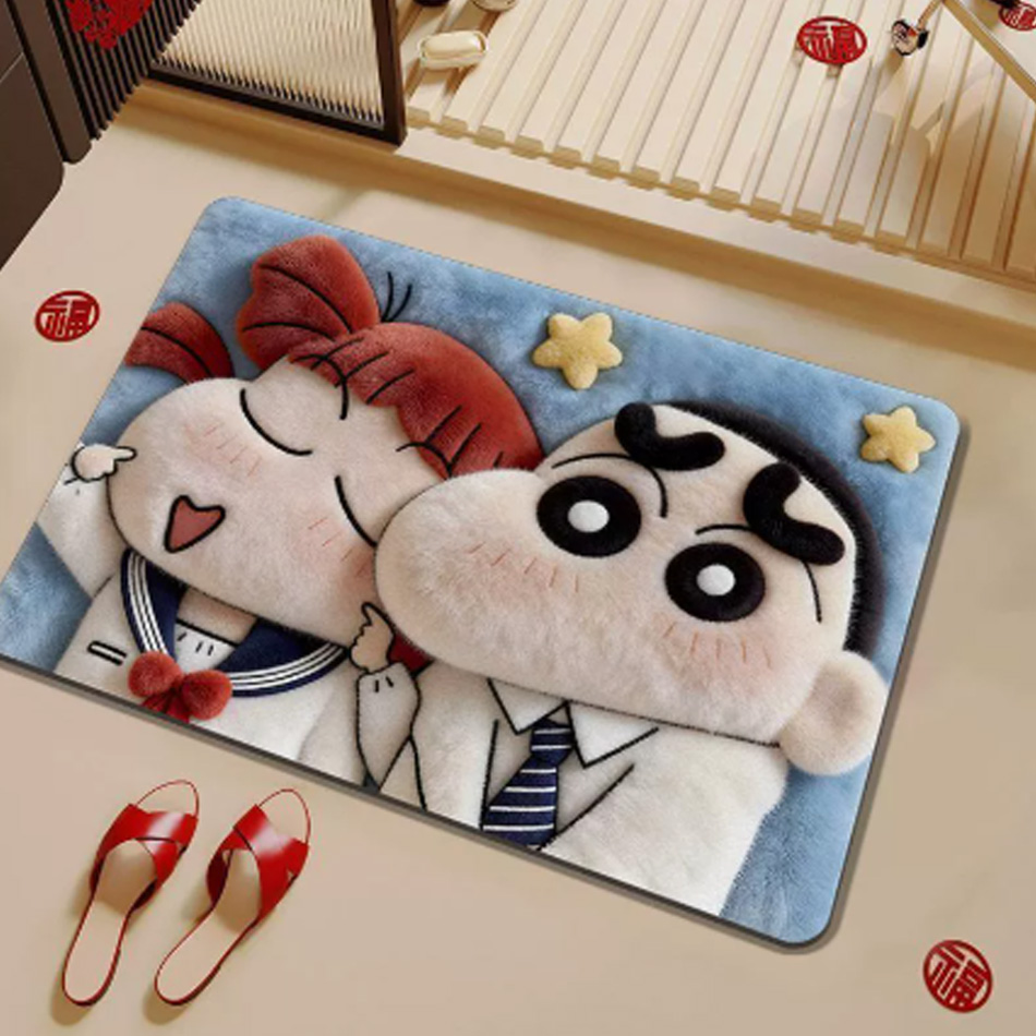 Home Bathroom Movie - 2027 Cartoon Diatomaceous Earth Bath Mat