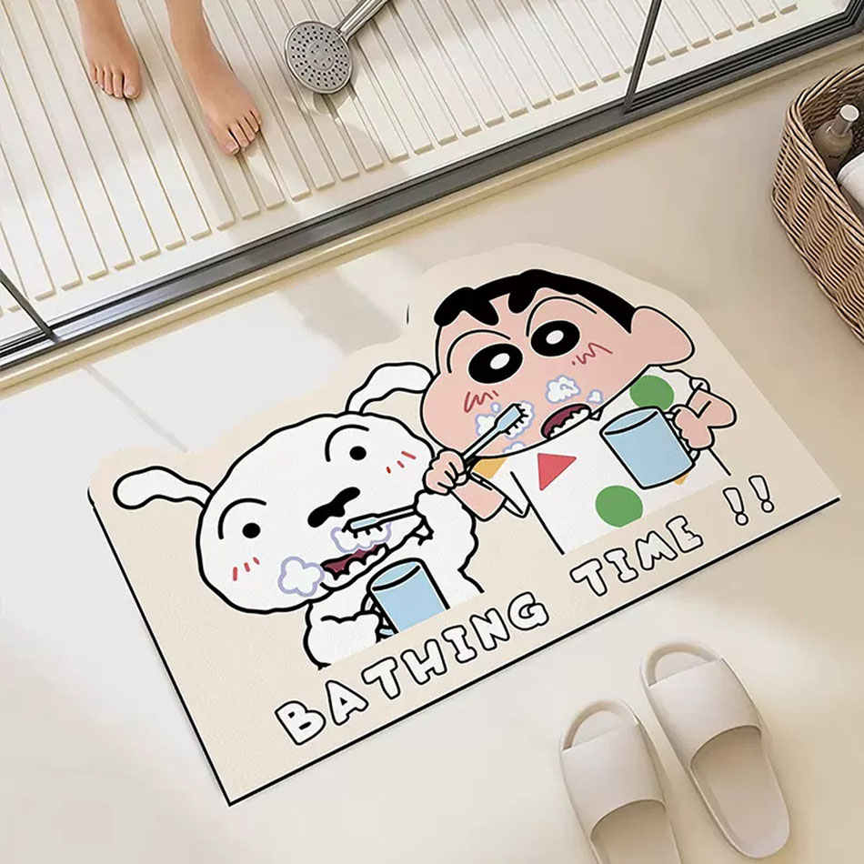 Home Goods Bathroom Accessories - Water Uptake Shower Room Mat Quick