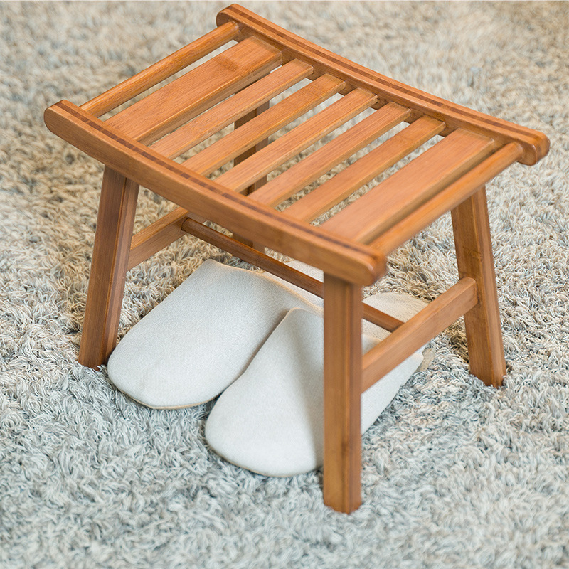Home Bathroom Tub - 1PC Bamboo Shower Bench Non Slip