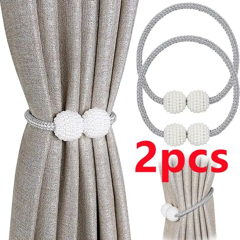 1/2PCS Pearl Magnetic Curtain  - đánh giá và giá Home Bathroom Equipment