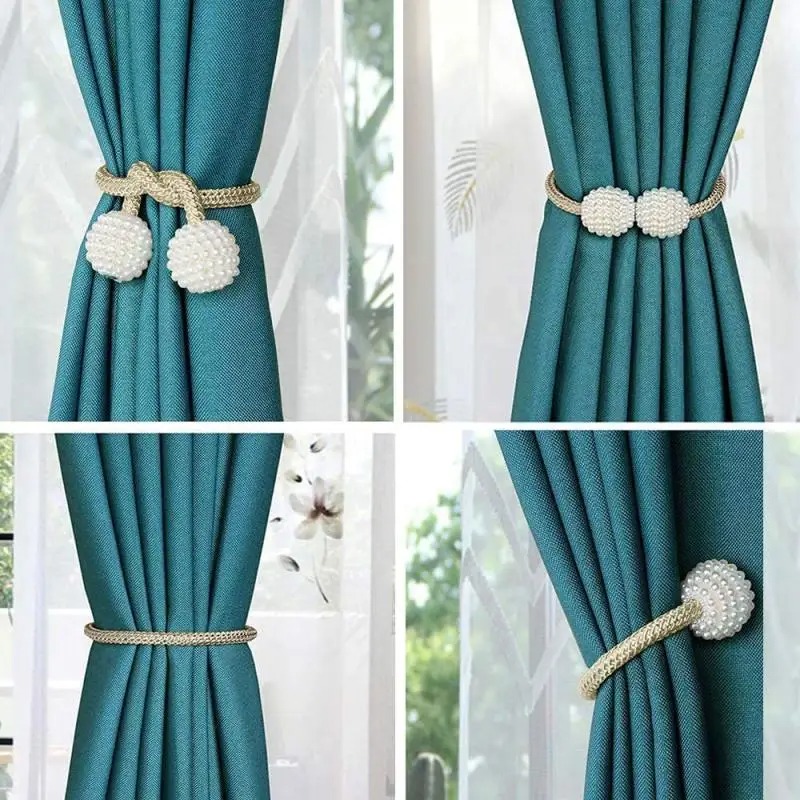 1/2PCS Pearl Magnetic Curtain  - đánh giá và giá Home Bathroom Equipment