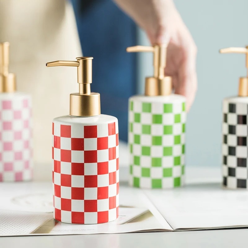 Creative Ceramic Soap Dispense - đánh giá và giá Home Bathroom Pressure Pump
