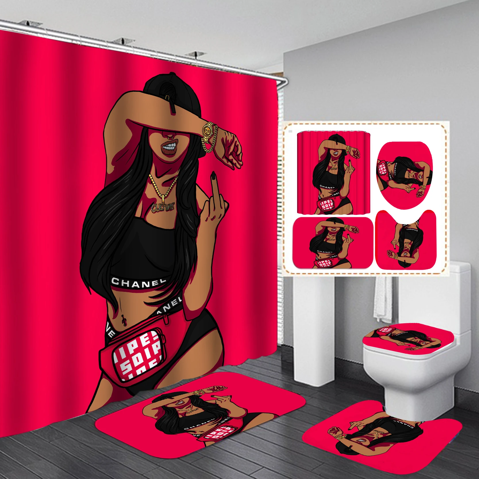 Home Goods Cool African Girl C - đánh giá và giá Home Goods Bathroom Accessories