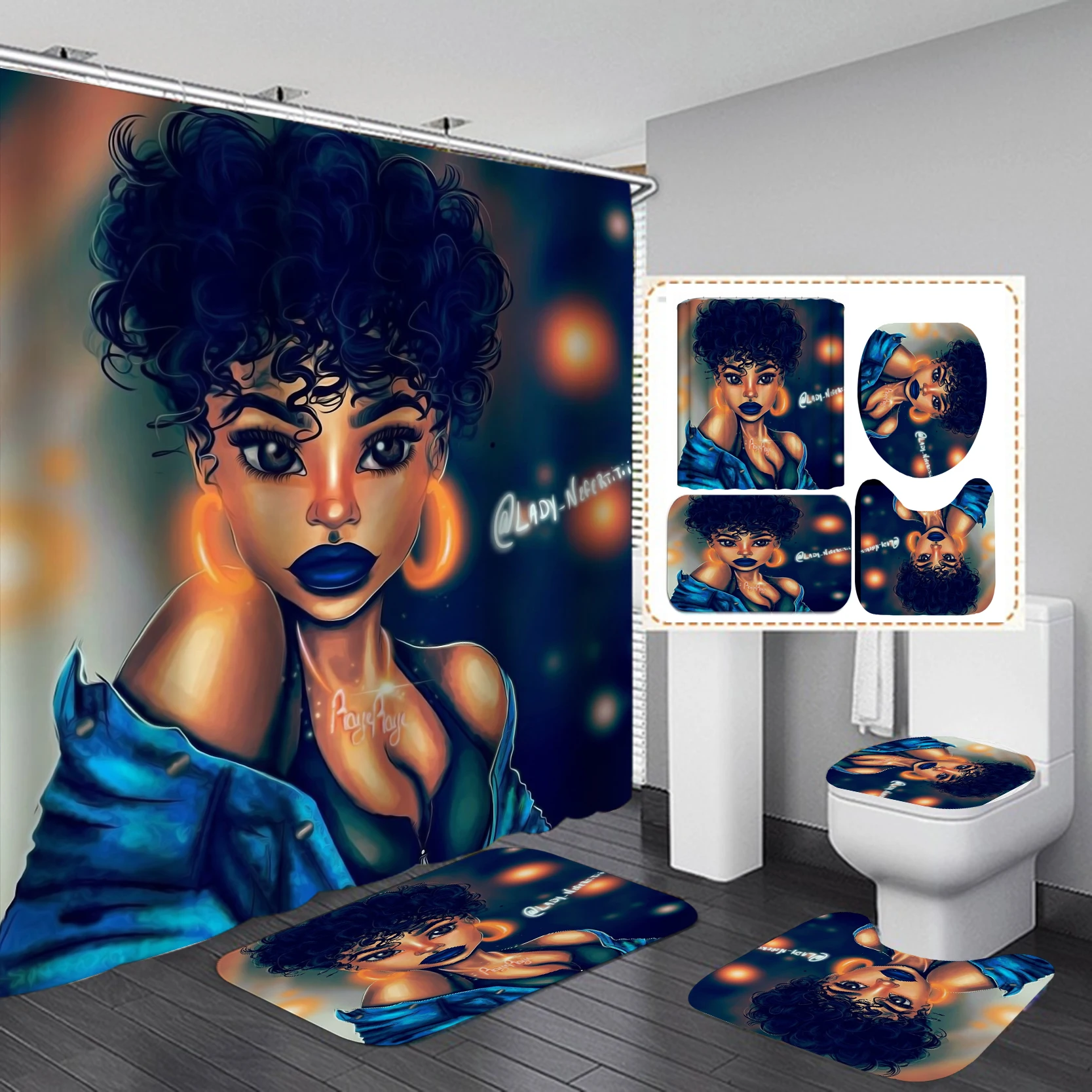 Home Goods Cool African Girl C - đánh giá và giá Home Goods Bathroom Accessories