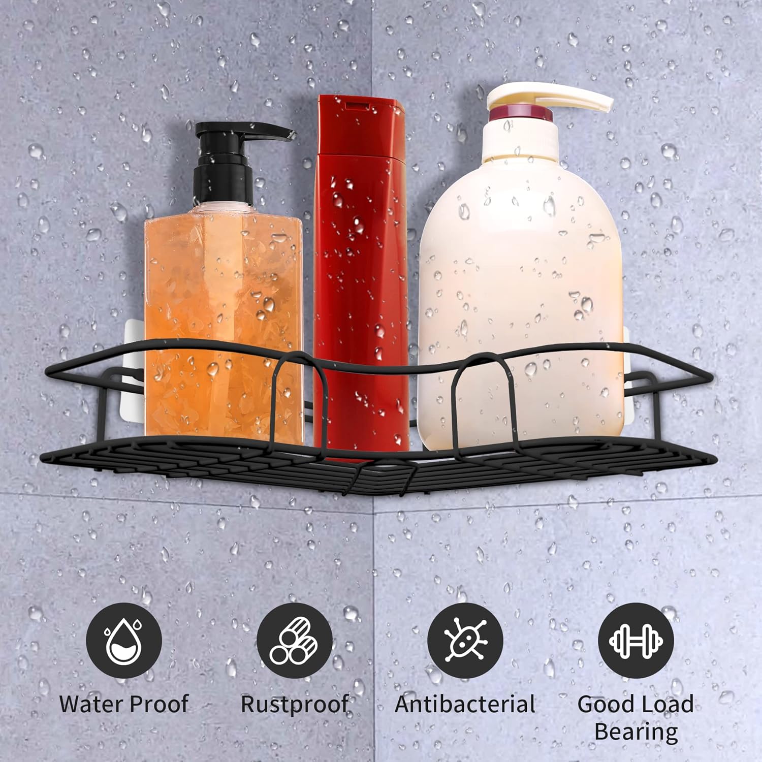 Corner Shower Caddy for Inside - đánh giá và giá Bath Caddy Tray