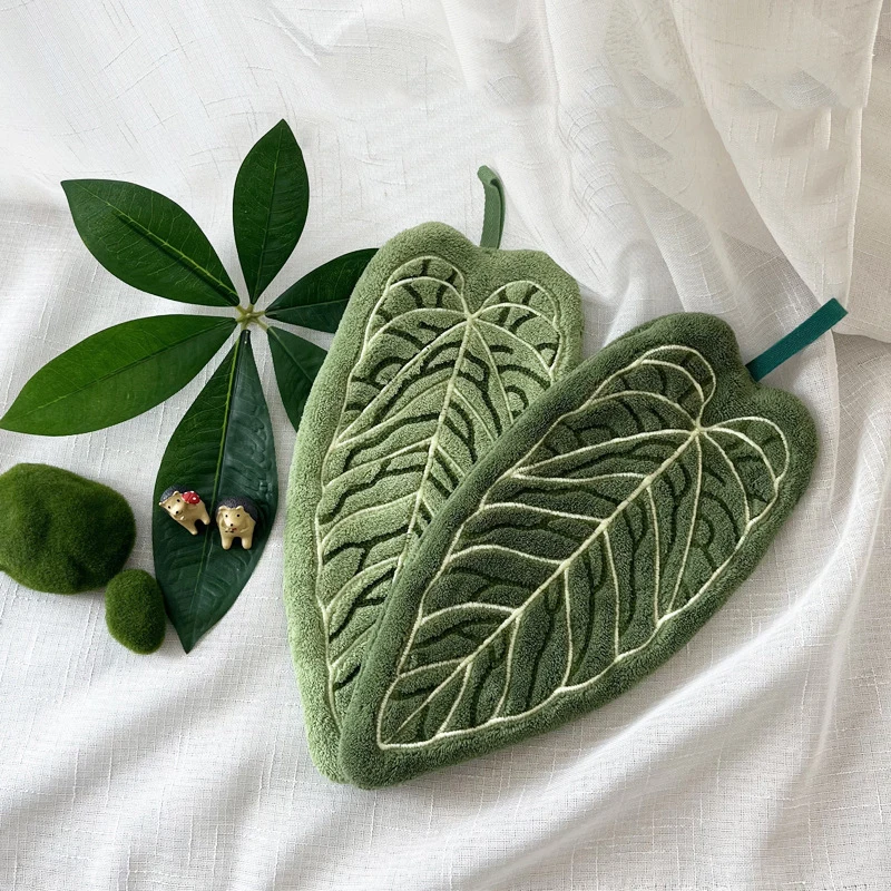 1PC Hot Plant Hand Towel Clean - đánh giá và giá Home Bathroom Equipment