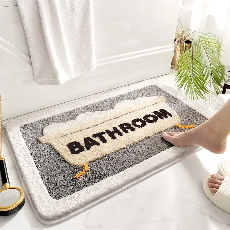 Bath Mat Non Slip Soft Faux Wo - đánh giá và giá Home Bathroom Tub