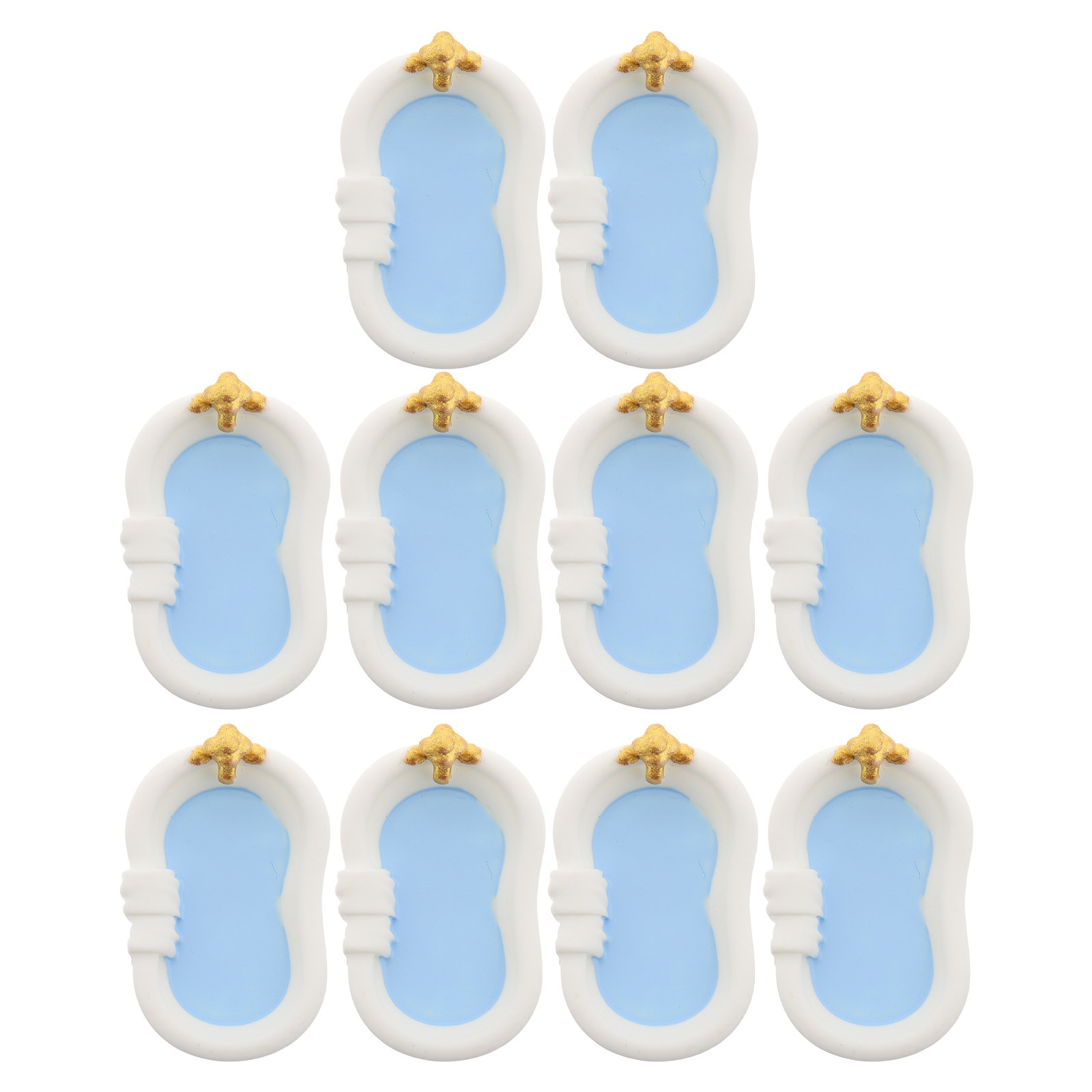 10Pcs Miniature Bathtub Set Fi - đánh giá và giá Home Bathroom Tub