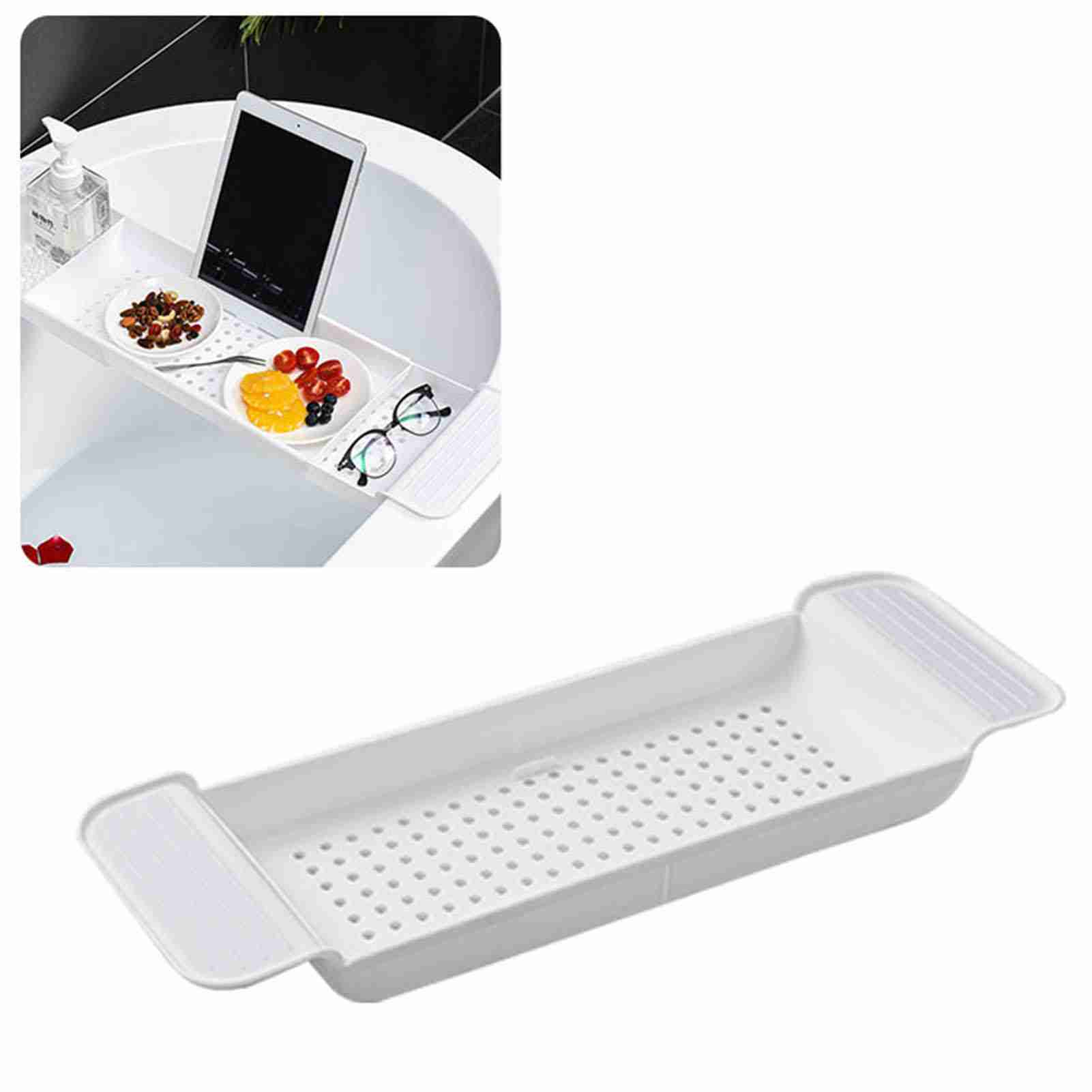 1Pc Expandable Bathtub Tray St - đánh giá và giá Bath Caddy Tray