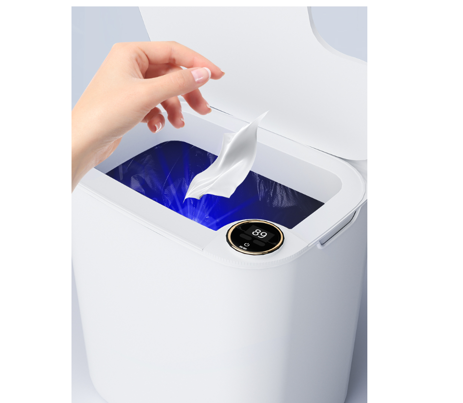 Smart Sensor Automatic Trash C - đánh giá và giá Home Bathroom Trash Can