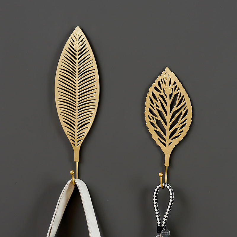 Nordic Wrought Iron Leaf Hook  - đánh giá và giá Home Bathroom Key