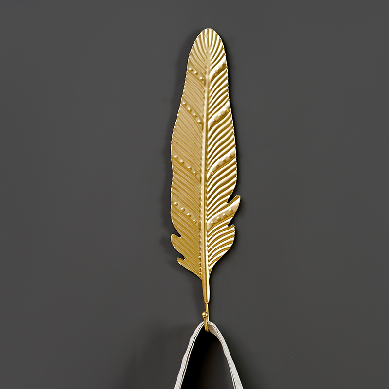 Nordic Wrought Iron Leaf Hook  - đánh giá và giá Home Bathroom Key