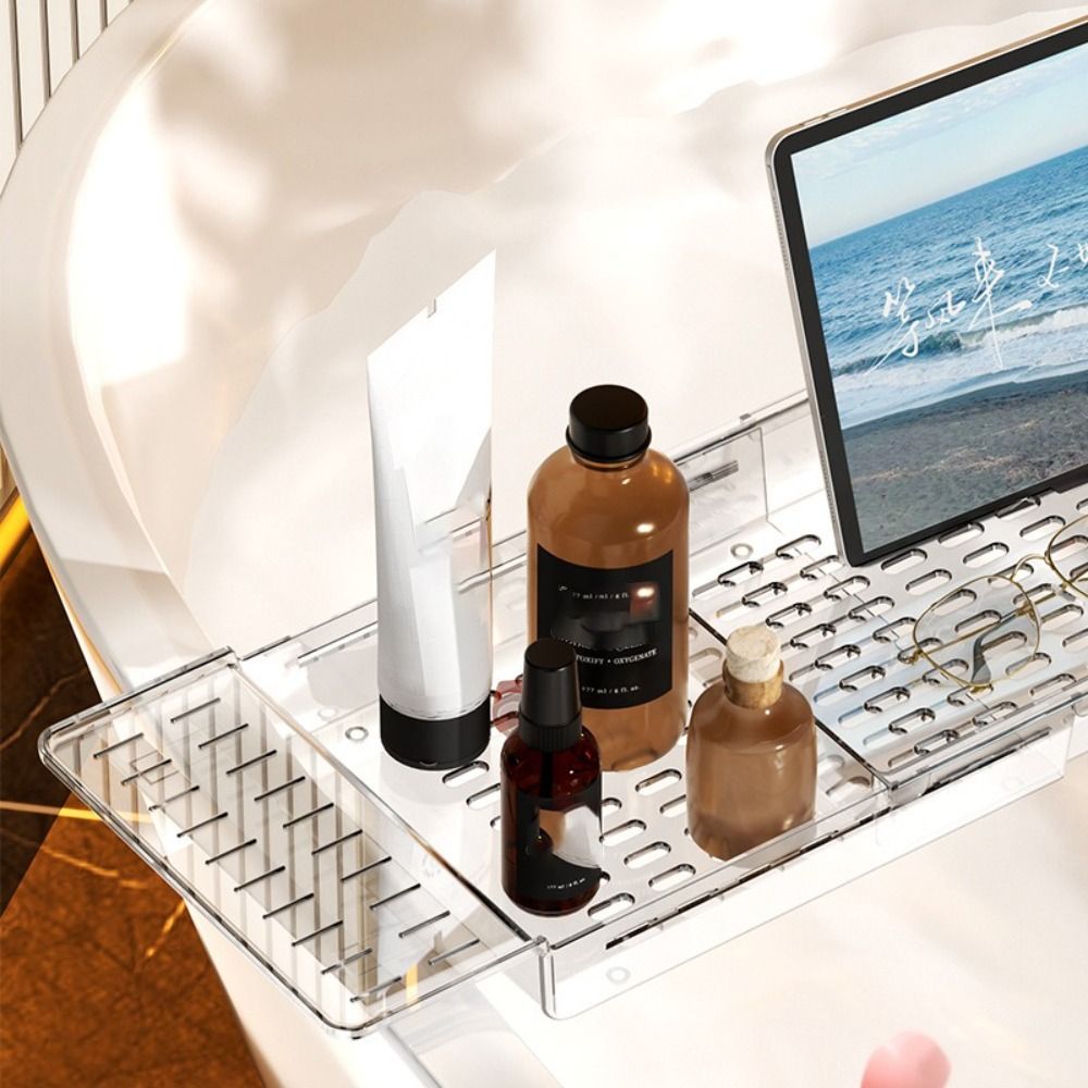 New Adjustable Bathtub Caddy T - đánh giá và giá Bath Caddy Tray