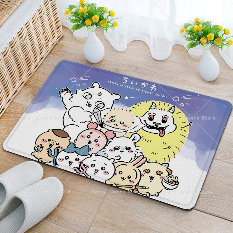 Anime Chiikawas Flannel Carpet - đánh giá và giá Home Bathroom Rugs