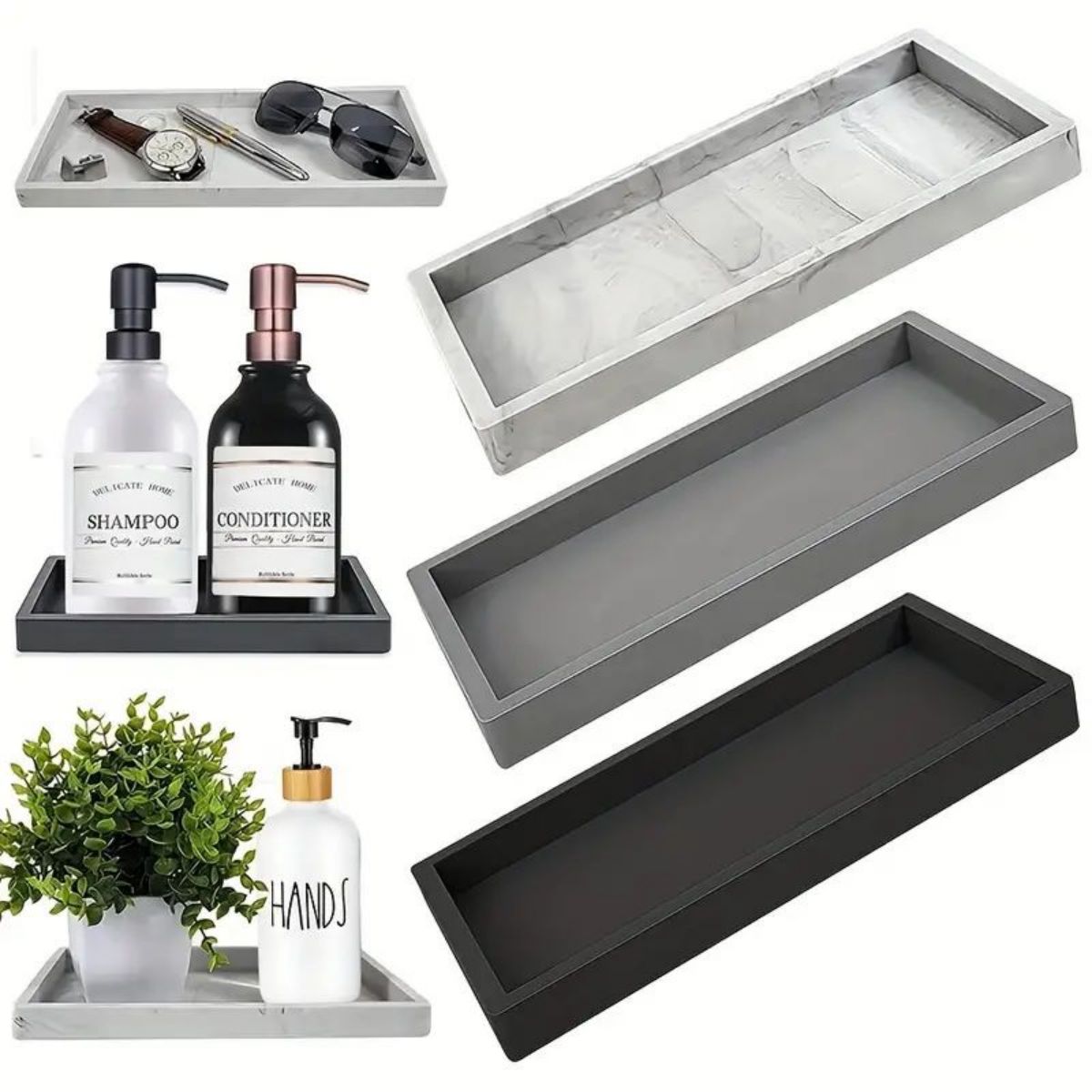 Silicone tray for bathroom cou - đánh giá và giá Bath Caddy Tray