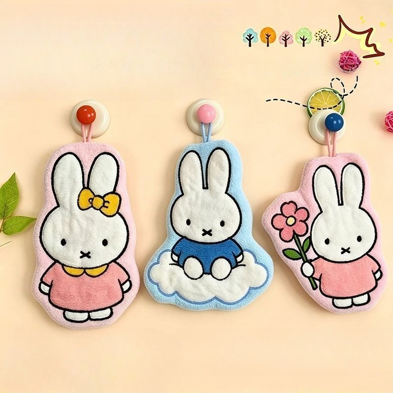 Miffy Rabbit Wipe Hand Towel C - đánh giá và giá Home Bathroom Movie
