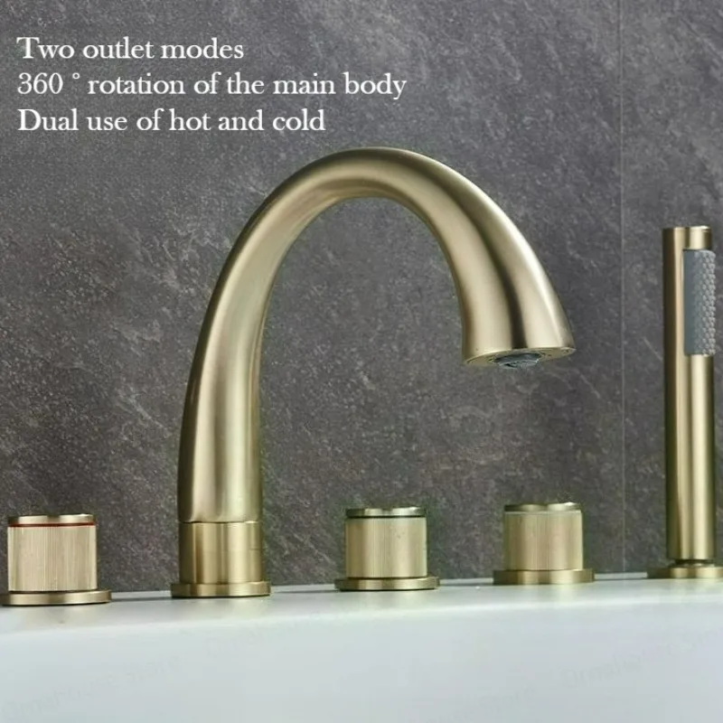 Brushed Gold Bathroom Faucet w - đánh giá và giá Home Bathroom Tub