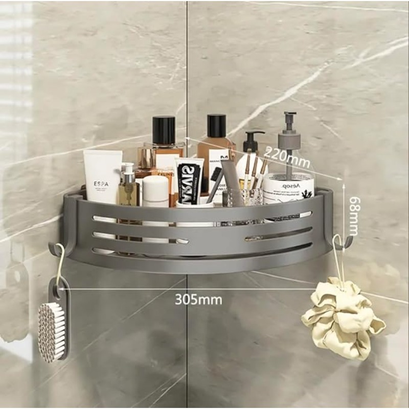 Adhesive or Drilling Corner Sh - đánh giá và giá Bath Caddy Tray