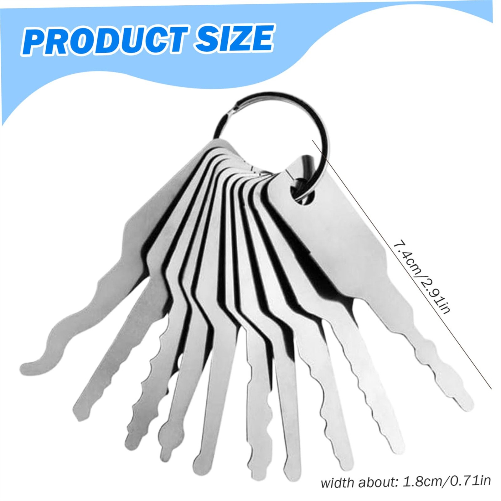 10pcs/Lot Uncut Key Blanks Loc - đánh giá và giá Home Bathroom Key