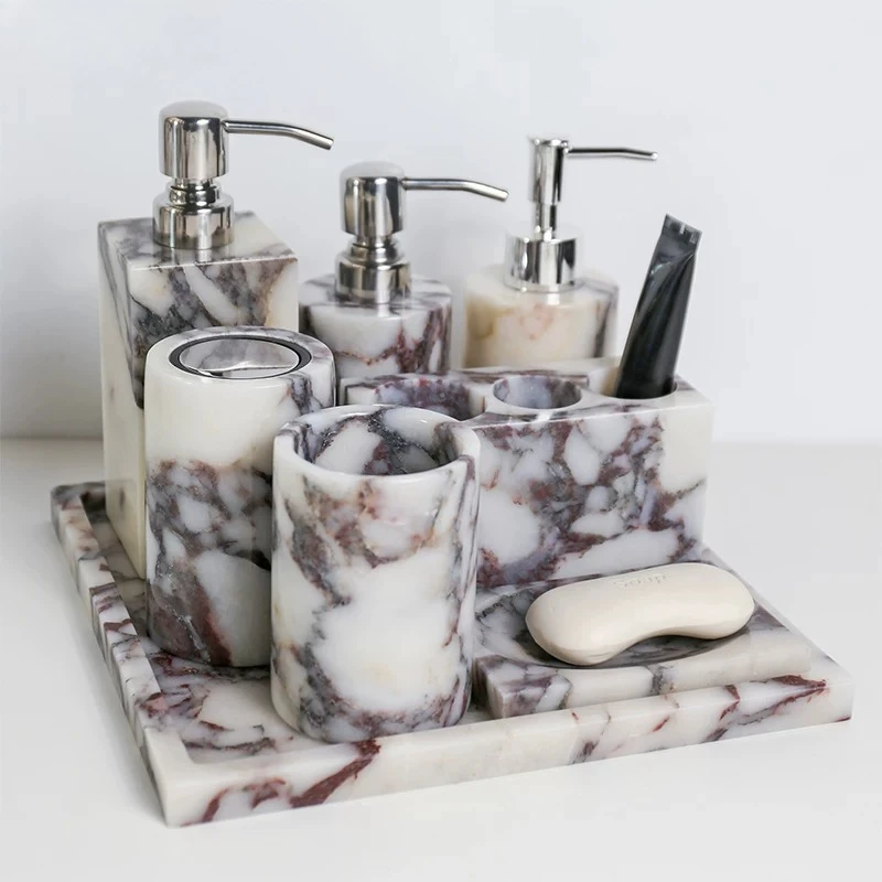 Luxury Natural Marble Tray, To - đánh giá và giá Bath Caddy Tray