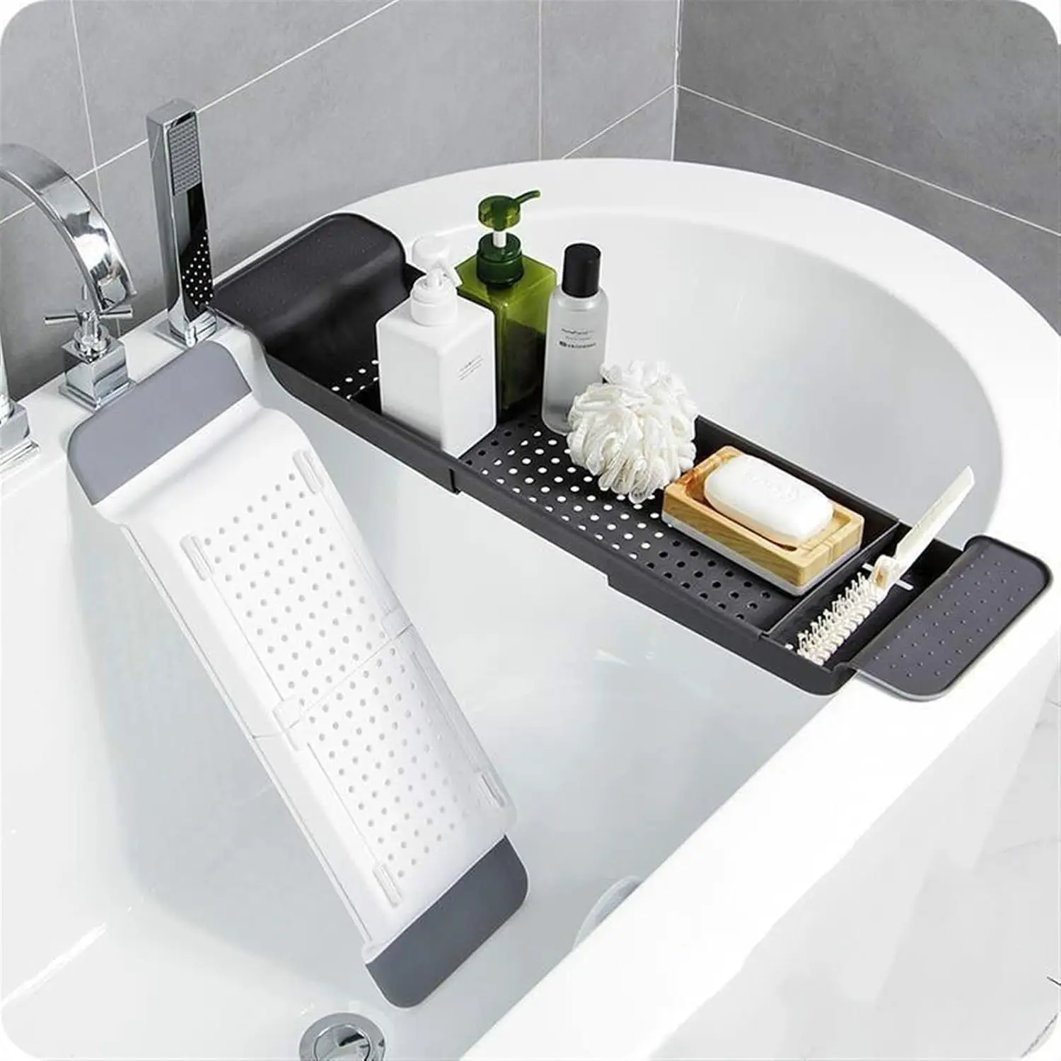 Bathtub Caddy Tray Extendable  - đánh giá và giá Bath Caddy Tray