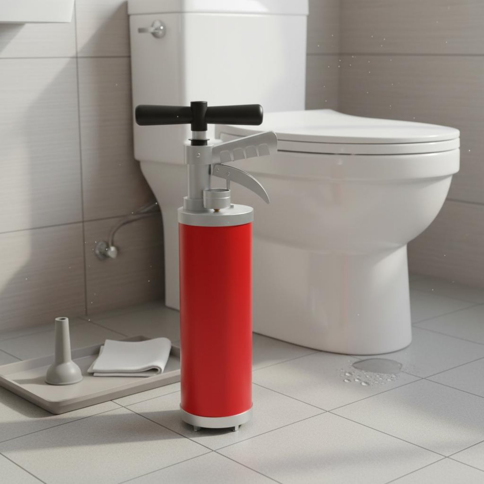 Air Pressure Drain Unclogger Q - đánh giá và giá Home Bathroom Pressure Pump