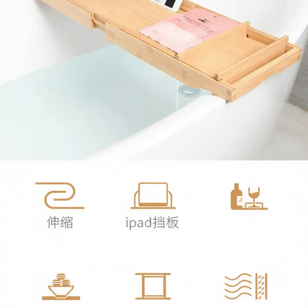 Luxury Adjustable Bathtub Cadd - đánh giá và giá Bath Caddy Tray