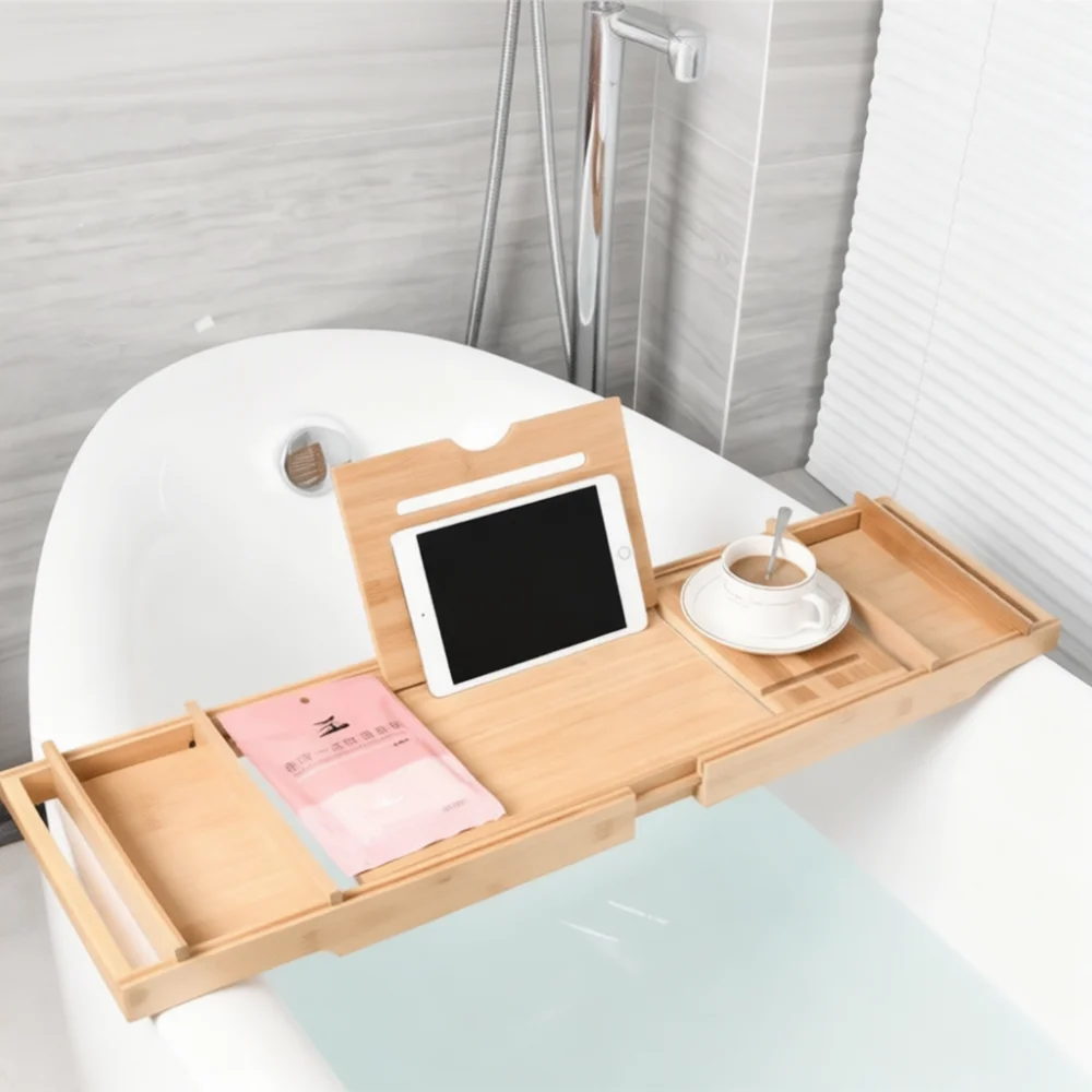 Luxury Adjustable Bathtub Cadd - đánh giá và giá Bath Caddy Tray