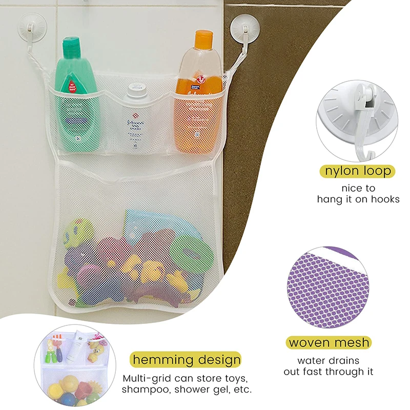 Baby Shower Bath Toys White Ba - đánh giá và giá Home Bathroom Organizer