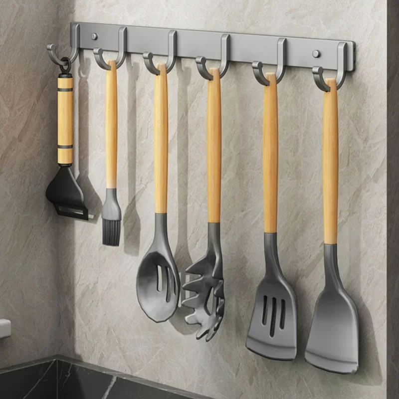 Aluminum Wall Hook Rack – No-D - đánh giá và giá Home Bathroom Organizer