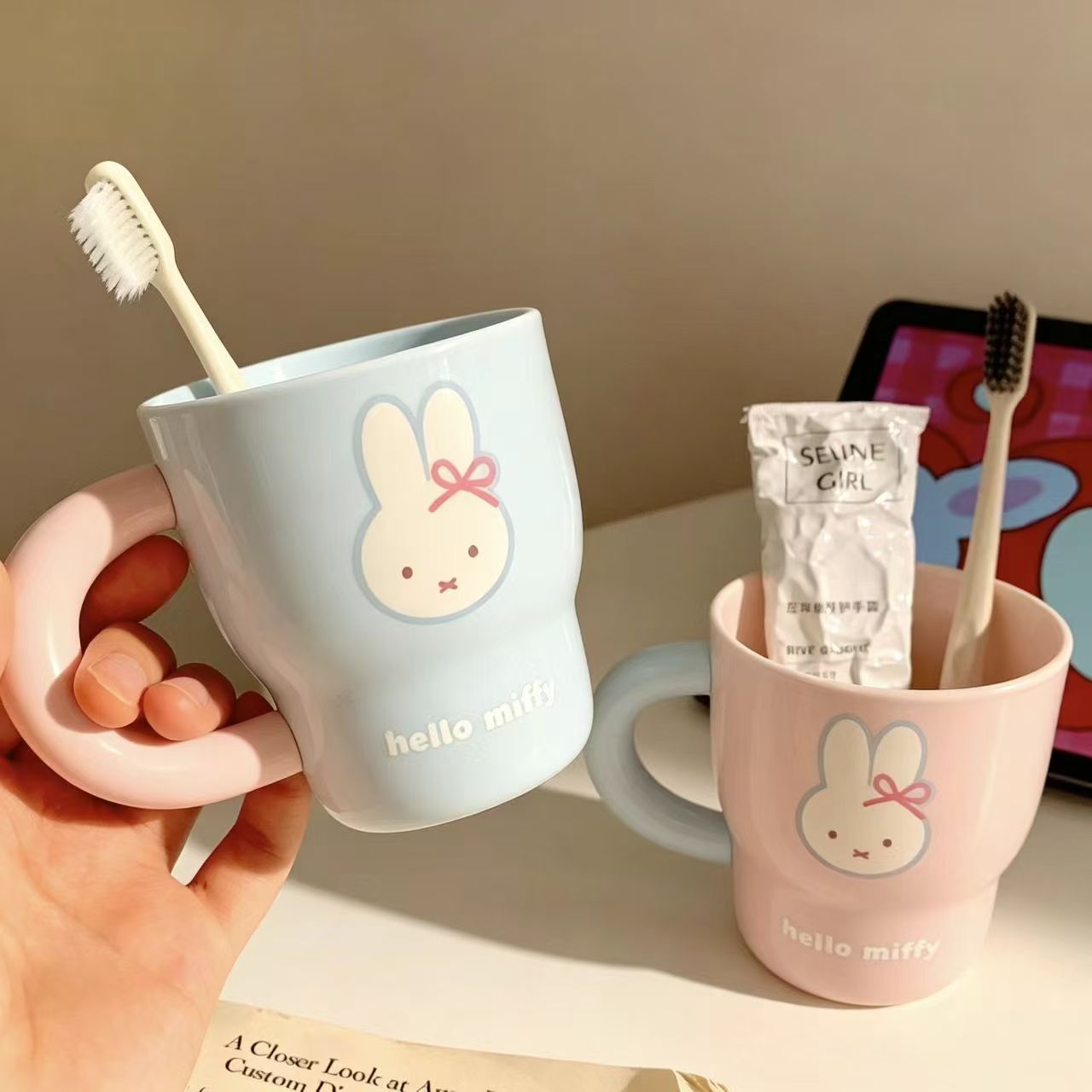 Miffy Rabbit Cartoon Pattern T - đánh giá và giá Home Bathroom Movie