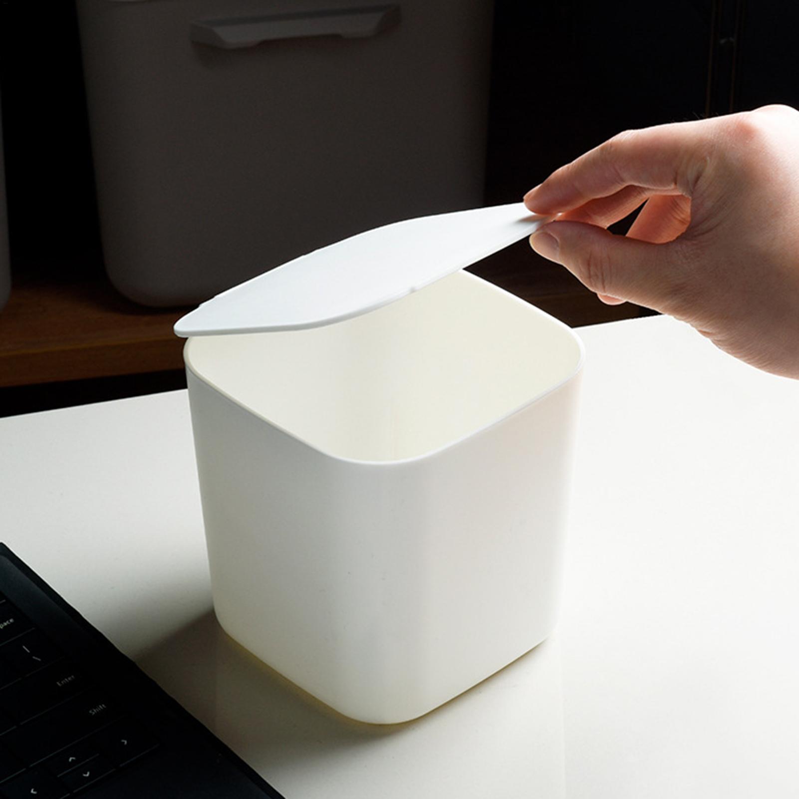 Mini Trash Can with Lid Small  - đánh giá và giá Home Bathroom Trash Can