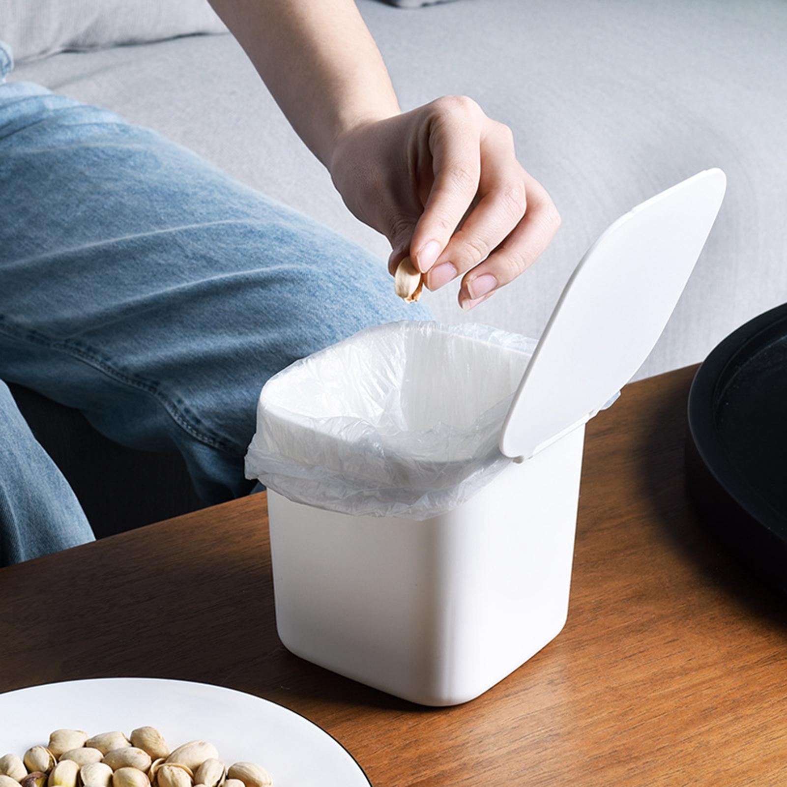 Mini Trash Can with Lid Small  - đánh giá và giá Home Bathroom Trash Can
