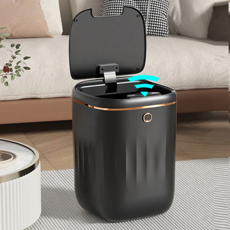 Smart Sensor Trash Can Automat - đánh giá và giá Home Bathroom Trash Can