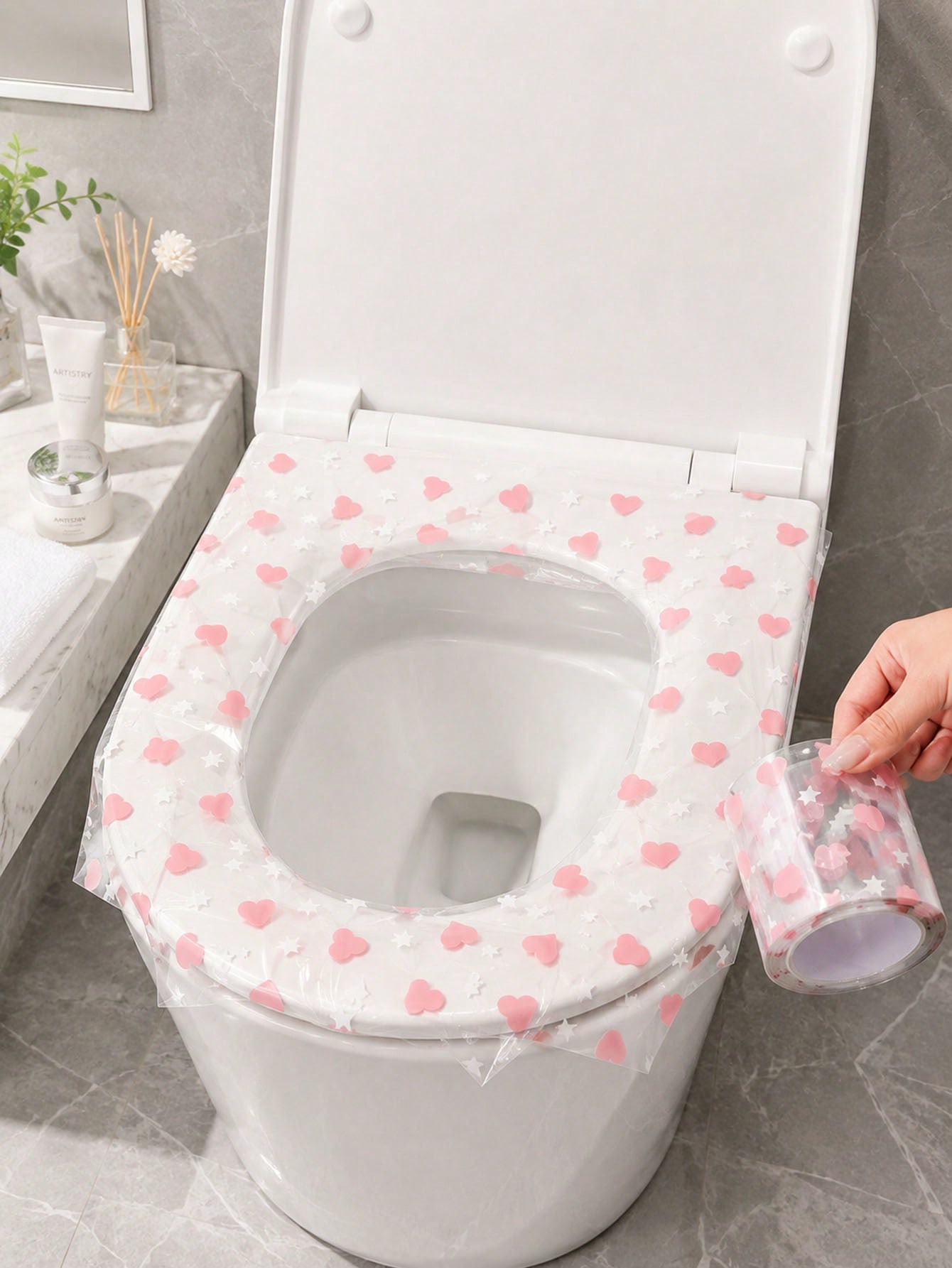 133pcs/roll disposable toilet  - đánh giá và giá Home Bathroom Equipment