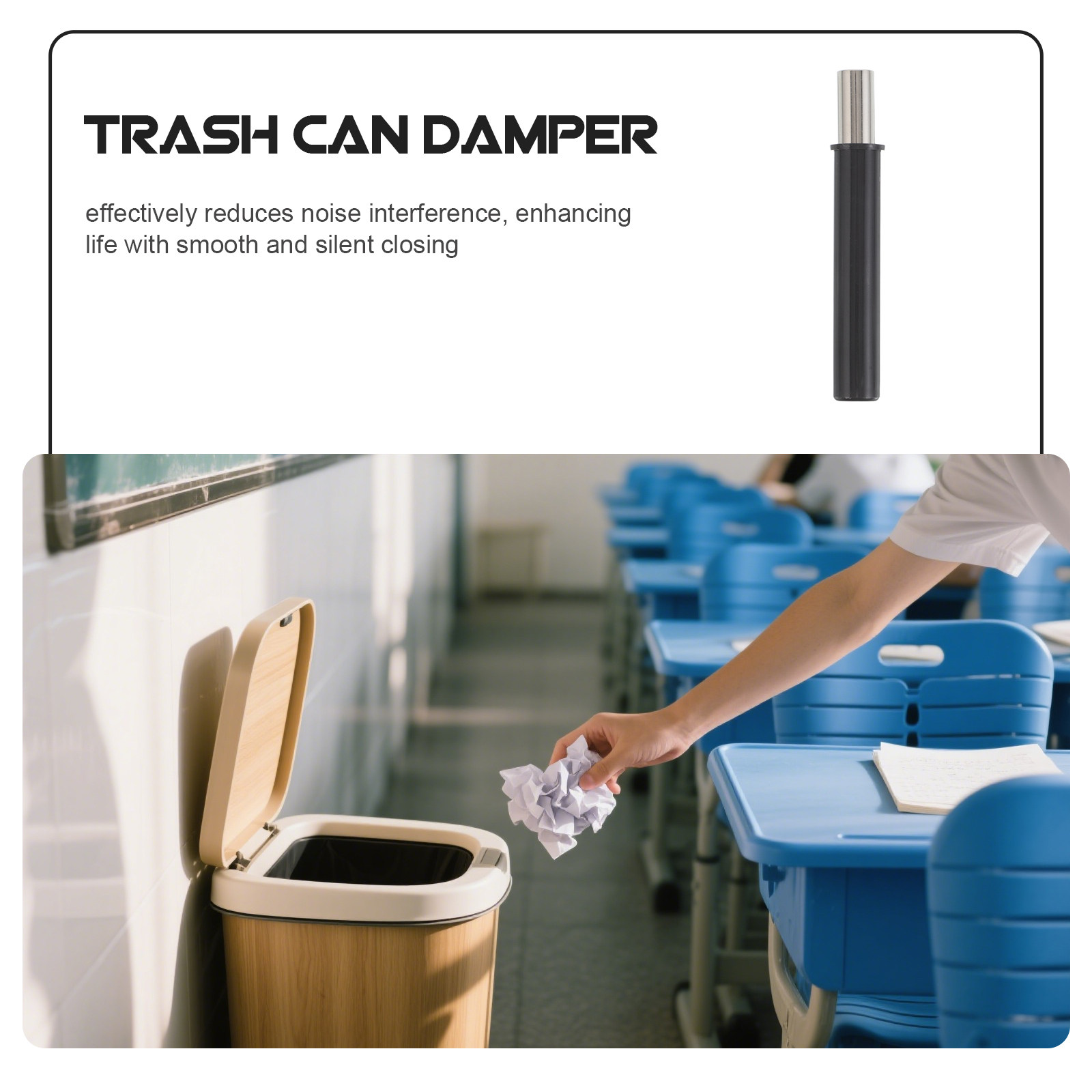 5Pcs Cabinet Soft Closer Dampe - đánh giá và giá Home Bathroom Trash Can