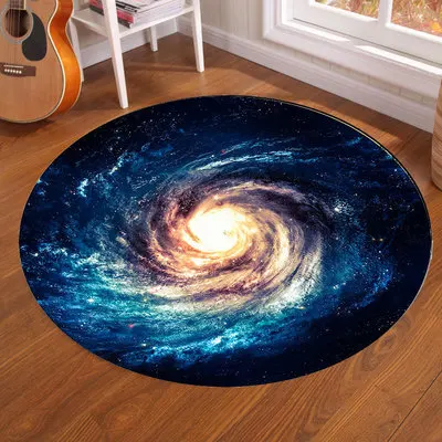 Galaxy Earth Moon Round Carpet - đánh giá và giá Home Bathroom Rugs
