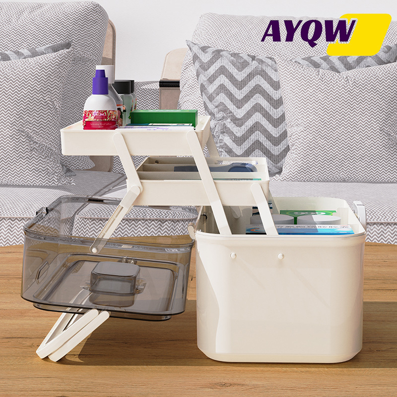 Large Capacity Clear Lid Medic - đánh giá và giá Home Bathroom Organizer