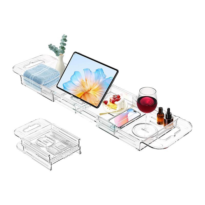 AEE2-Expandable Drain Bath Cad - đánh giá và giá Bath Caddy Tray