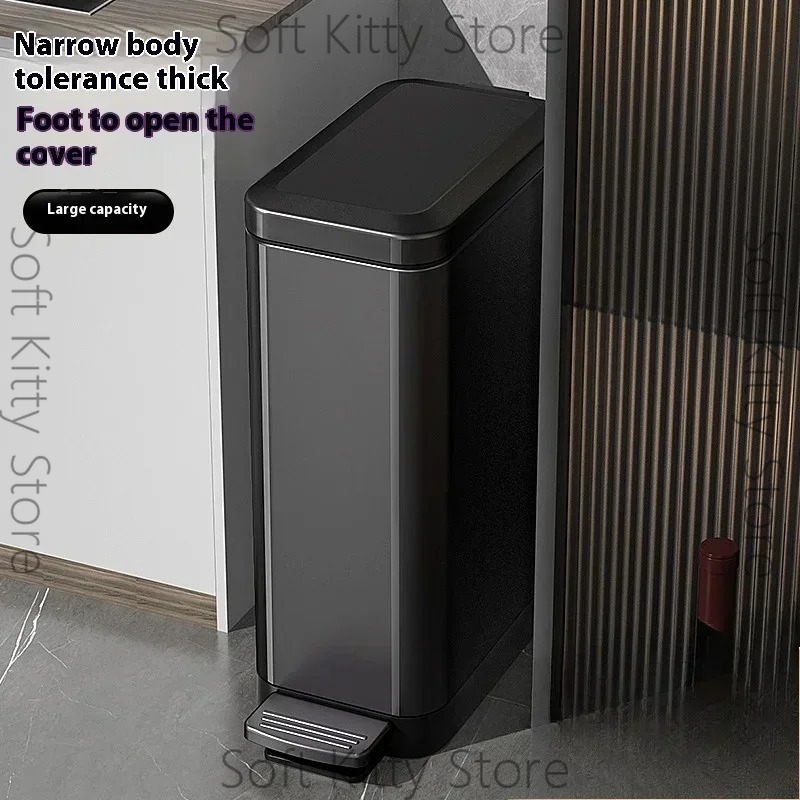 12/15/18L Wastebasket Treadle  - đánh giá và giá Home Bathroom Trash Can