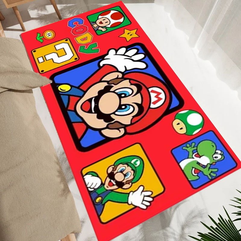 Cartoon S-Super M-Mario Bros G - đánh giá và giá Home Bathroom Rugs