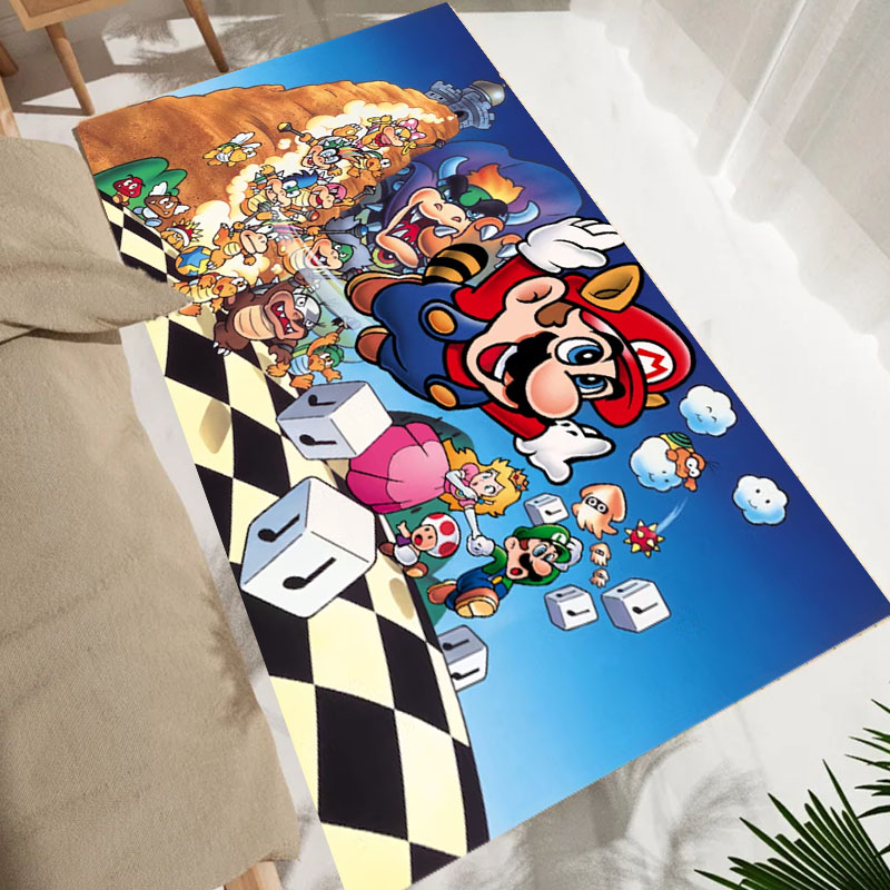 Cartoon S-Super M-Mario Bros G - đánh giá và giá Home Bathroom Rugs