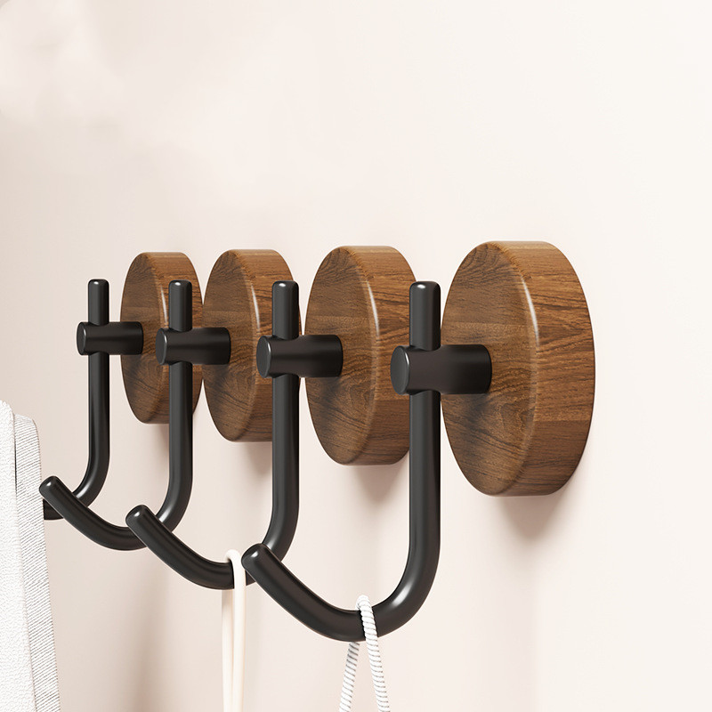 4/1pcs Wall Wood Hook Self-adh - đánh giá và giá Home Bathroom Key