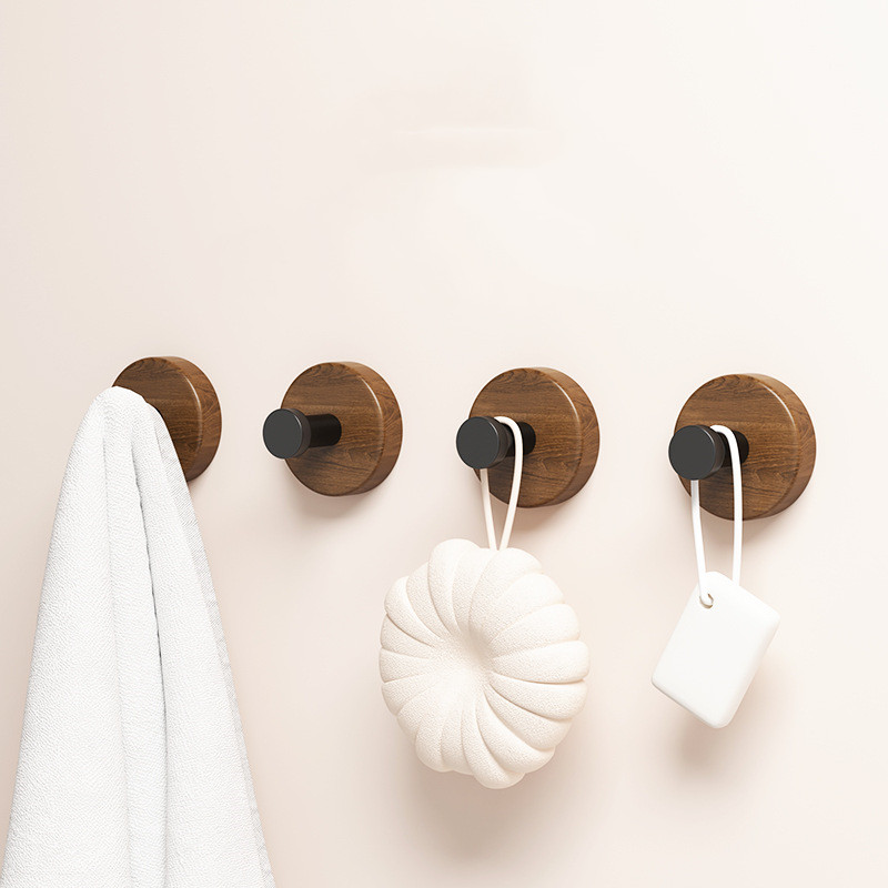 4/1pcs Wall Wood Hook Self-adh - đánh giá và giá Home Bathroom Key