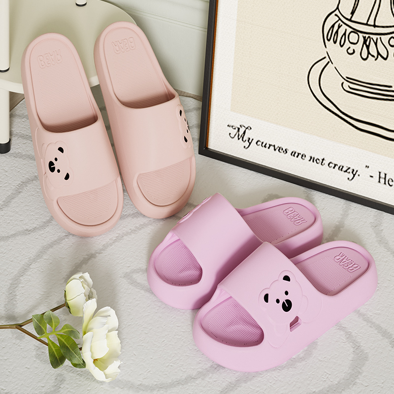 Slippers Bathroom Cartoon Bear - đánh giá và giá Home Bath