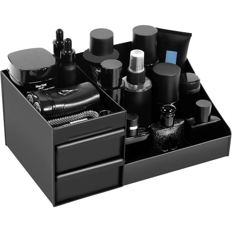 Black Skincare Organizer with  - đánh giá và giá Bath Caddy Tray